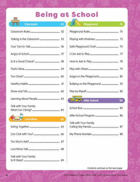 Social Skills Activities for Today's Kids, Age 6 - 7 Workbook