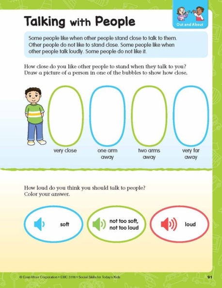 Social Skills Activities for Today's Kids, Age 6 - 7 Workbook