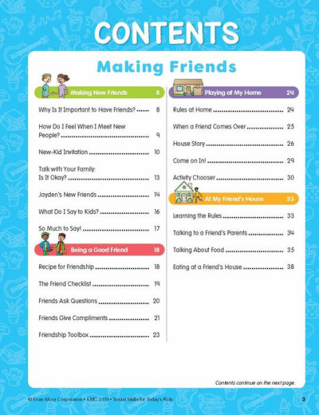 Social Skills Activities for Today's Kids, Ages 8 - 9 Workbook