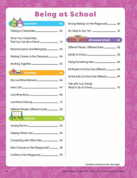 Social Skills Activities for Today's Kids, Ages 8 - 9 Workbook