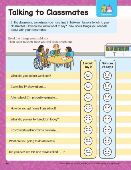 Social Skills Activities for Today's Kids, Ages 8 - 9 Workbook