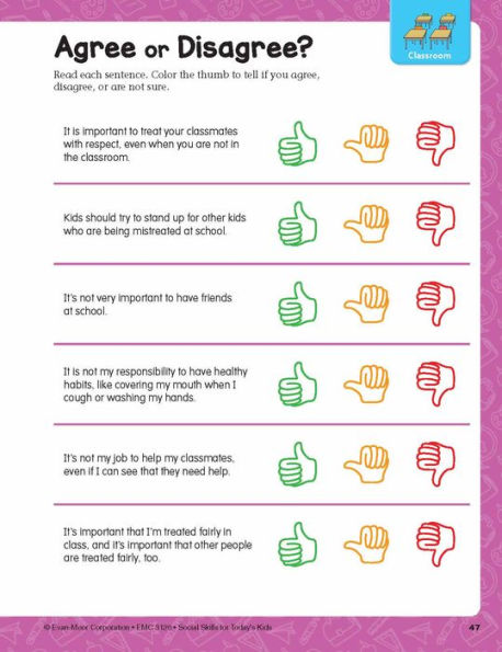 Social Skills Activities for Today's Kids, Age 10 - 11 Workbook