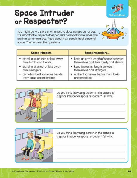 Social Skills Activities for Today's Kids, Age 10 - 11 Workbook