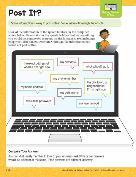 Social Skills Activities for Today's Kids, Age 10 - 11 Workbook