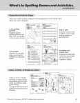 Alternative view 3 of Spelling Games and Activities, Grade 1 Teacher Resource