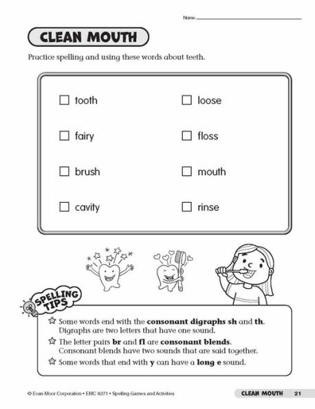 Spelling Games and Activities, Grade 1 Teacher Resource