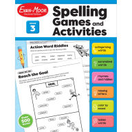 Title: Spelling Games and Activities, Grade 3 Teacher Resource, Author: Evan-Moor Educational Publishers