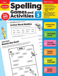 Title: Spelling Games and Activities, Grade 3 Teacher Resource, Author: Evan-Moor Corporation