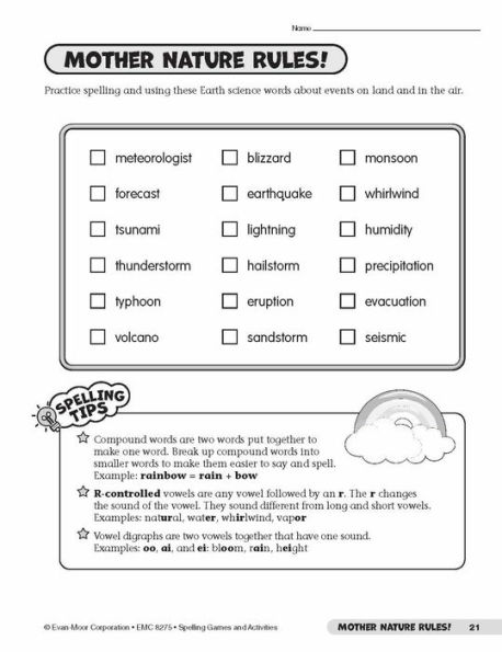 Spelling Games and Activities, Grade 5 Teacher Resource