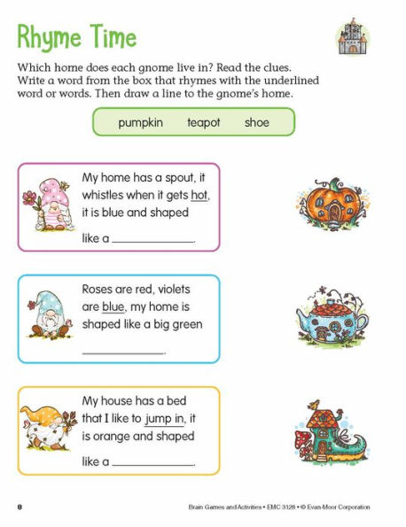 Brain Games and Activities, Age 6 - 7 Workbook