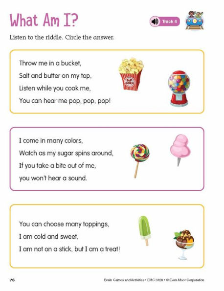 Brain Games and Activities, Age 6 - 7 Workbook