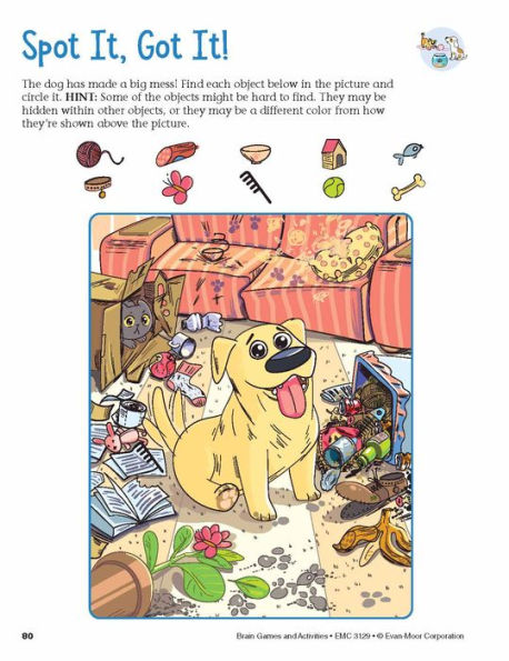 Brain Games and Activities, Age 8 - 9 Workbook