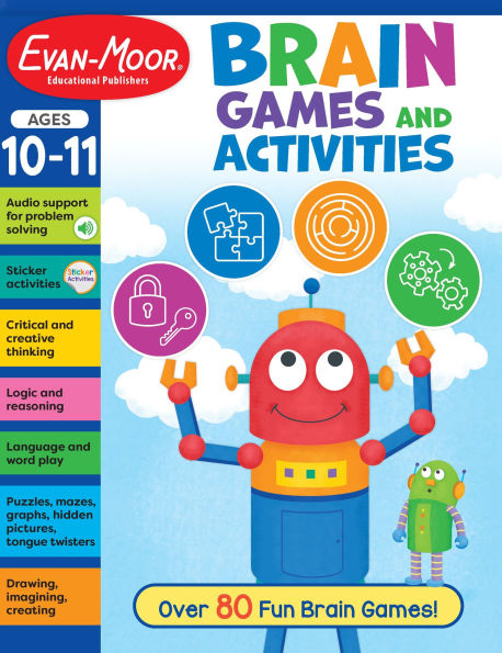 Brain Games and Activities, Age 10 - 11 Workbook