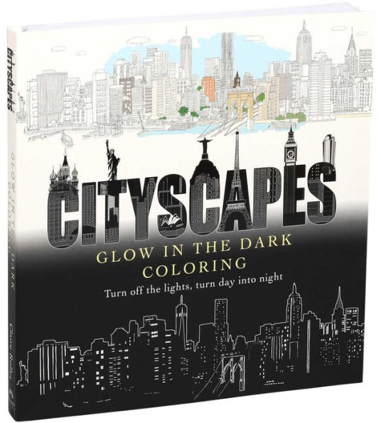 Cityscapes Glow in the Dark Coloring