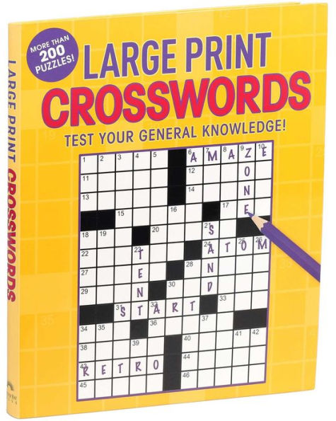 Large Print Crosswords