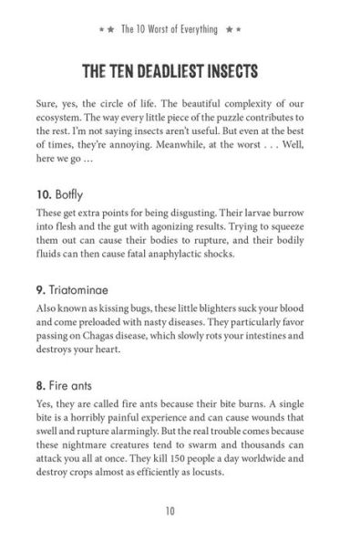 The 10 Worst of Everything: The Big Book of Bad