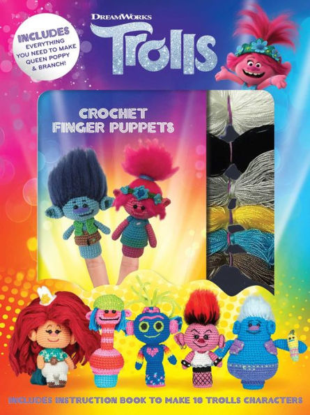 DreamWorks Trolls: Crochet Finger Puppets