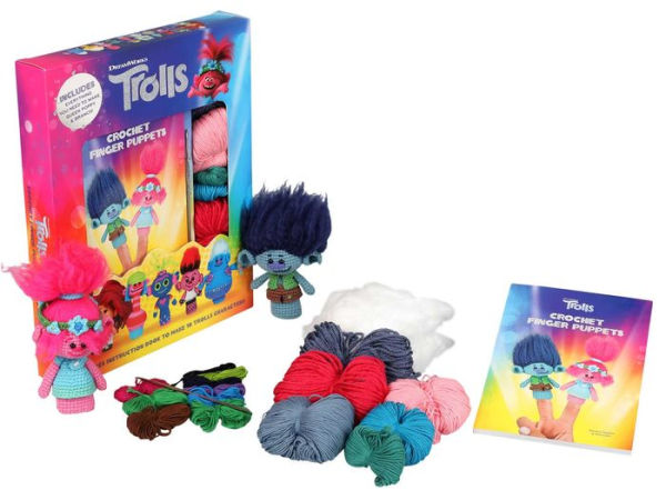 DreamWorks Trolls: Crochet Finger Puppets