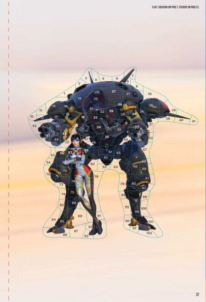 Overwatch Sticker Art Puzzles