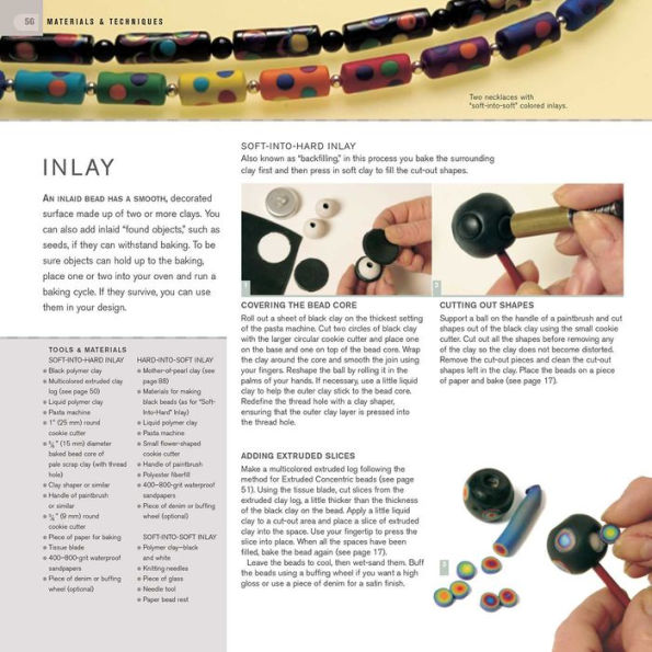 Making Polymer Clay Beads by Carol Blackburn, Paperback