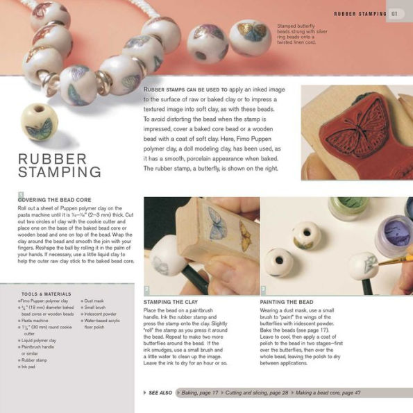 Making Polymer Clay Beads