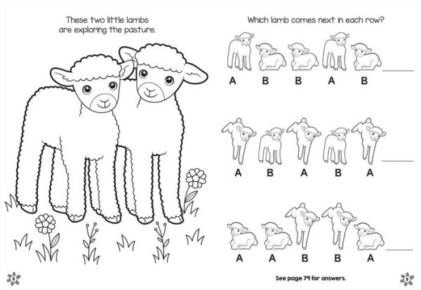 Baby Farm Animals Coloring and Activity Book
