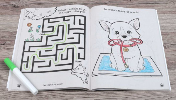 Puppies and Kittens: Too Cute! Coloring and Activity Book