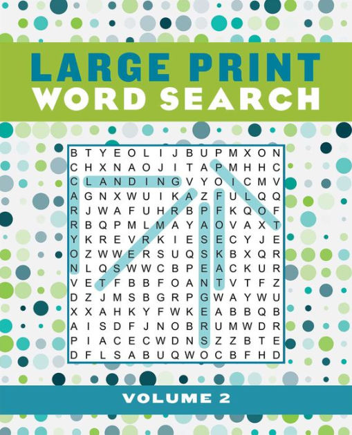 Large print word search volume 2 by editors of thunder bay press other