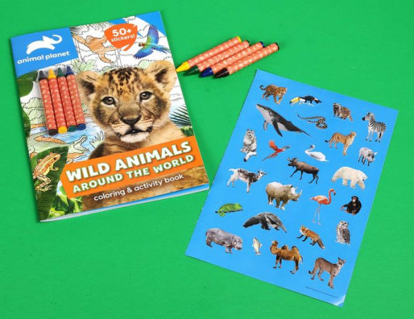 Animal Planet: Wild Animals Around the World Coloring and Activity Book