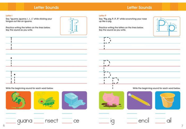 Ready to Learn: Kindergarten Reading Workbook: Phonics, Sight Words, Letter Sounds, and More!