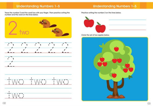 Ready to Learn: Kindergarten Workbook: Addition, Subtraction, Sight Words, Letter Sounds, and Letter Tracing