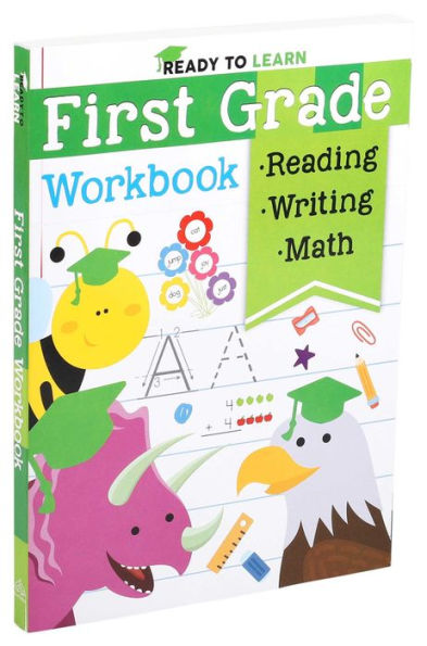 Ready to Learn: First Grade Workbook: Fractions, Measurement, Telling Time, Descriptive Writing, Sight Words, and More!