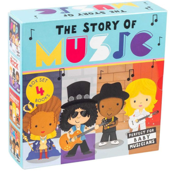 The Story of Music: Four-Book Boxed Set: The Story of Rock, The Story of Pop, The Story of Rap, The Story of Country
