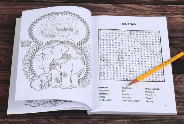 Disney Word Search and Coloring Book by Editors of Thunder Bay Press,  Paperback