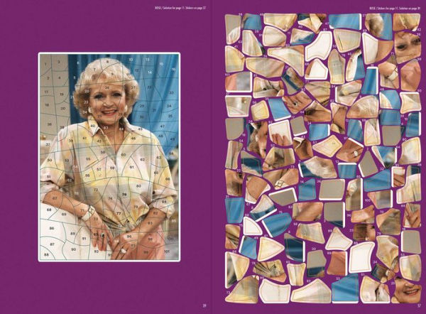 Golden Girls Sticker Art Puzzles