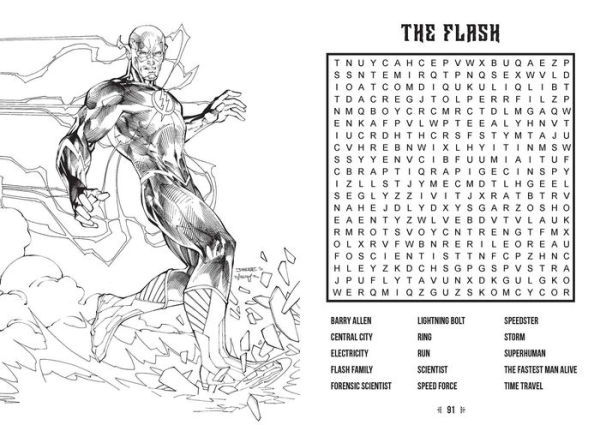 Batman Word Search and Coloring Book