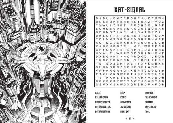 Batman Word Search and Coloring Book