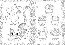 Alternative view 3 of Color Me Cute! Coloring Book with Rainbow Pencil