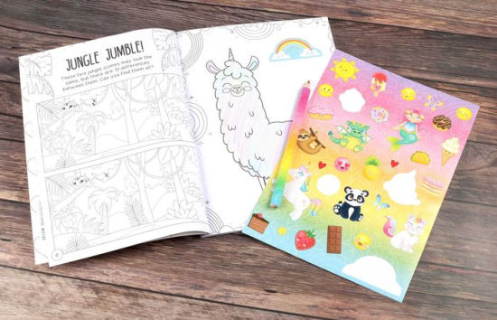 Download Color Me Cute Coloring Book With Rainbow Pencil By Courtney Acampora Heather Burnes Paperback Barnes Noble