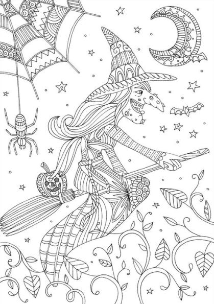 Spooky Coloring Book & Word Search by Editors of Thunder Bay Press ...