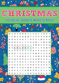 Title: Christmas Coloring Book & Word Search, Author: Editors of Thunder Bay Press