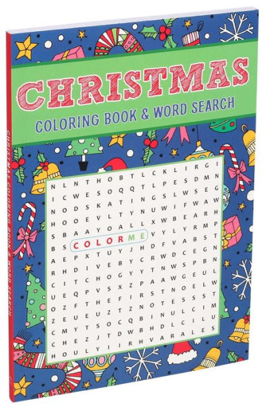 Christmas Coloring Book & Word Search