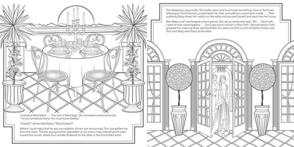 coloring pages the great gatsby 1920s