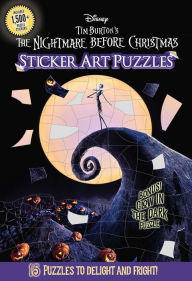 Title: Disney Tim Burton's The Nightmare Before Christmas Sticker Art Puzzles, Author: Arie Kaplan