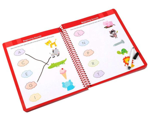 Ready to Learn: Pre-Kindergarten Write and Wipe Workbook: Counting, Shapes, Letter Practice, Letter Tracing, and More!