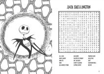 Alternative view 4 of Disney Tim Burton's The Nightmare Before Christmas Word Search and Coloring Book
