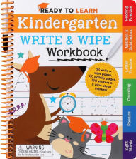 Title: Ready to Learn: Kindergarten Write and Wipe Workbook: Addition, Subtraction, Sight Words, Letter Sounds, and Letter Tracing, Author: Editors of Silver Dolphin Books