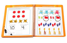 Alternative view 4 of Ready to Learn: Kindergarten Write and Wipe Workbook: Addition, Subtraction, Sight Words, Letter Sounds, and Letter Tracing