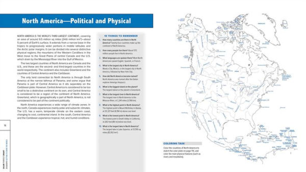 Color Yourself Smart Geography: The fun, visual way to learn