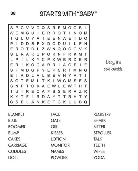 Large Print Cozy Word Search